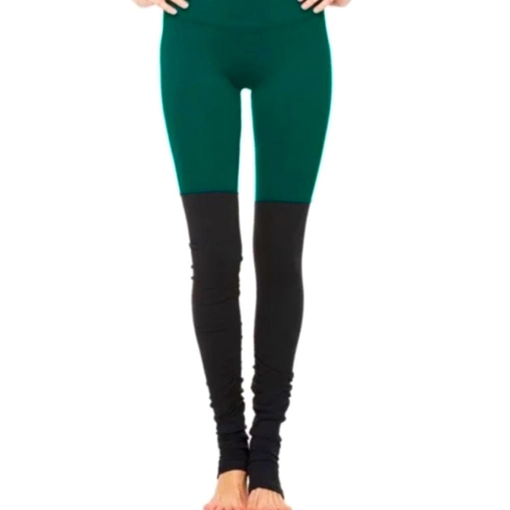 Green and Black Leggings